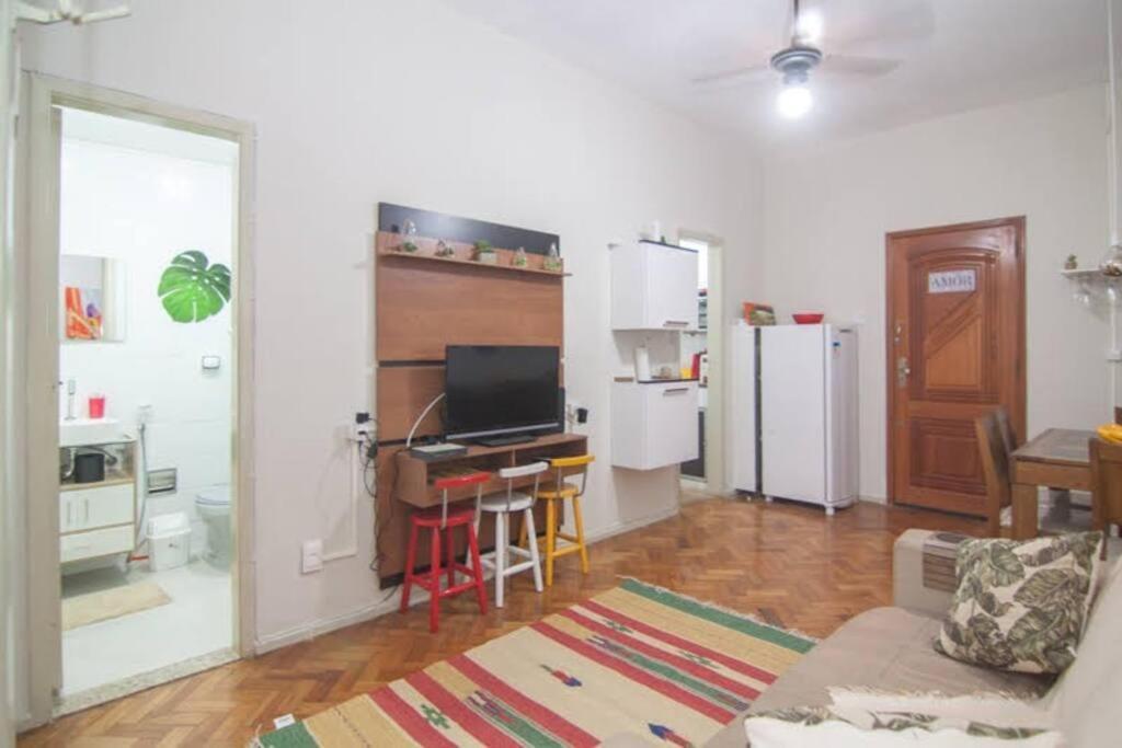 Apartamento Charmoso Na Praia De Copacabana Rio de Janeiro Dış mekan fotoğraf