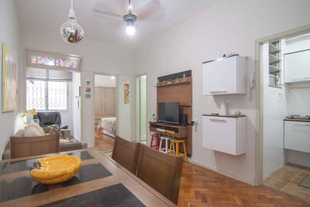 Apartamento Charmoso Na Praia De Copacabana Rio de Janeiro Dış mekan fotoğraf